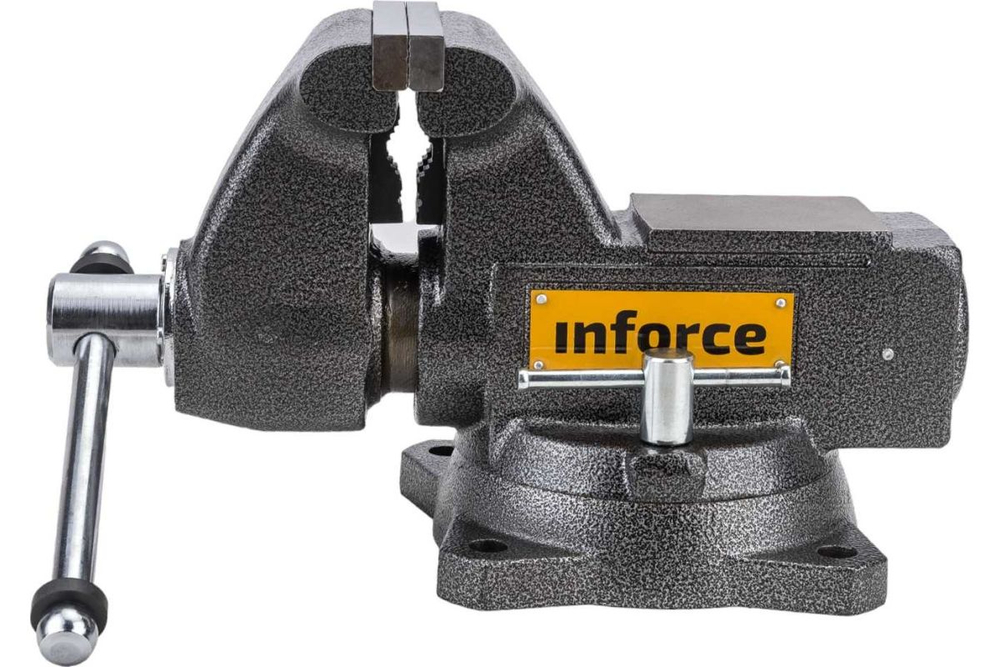 Поворотные слесарные тиски Inforce 115 мм 05-23-09