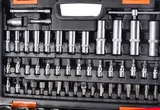 Набор инструментов, 1/2" , 1/4" , CrV, пластиковый кейс 94 предмета Вихрь — фото 2