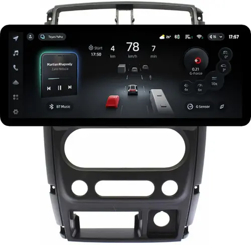 Магнитола для Suzuki Jimny 3 2005-2018 - Teyes CC4PRO монитор 12.3" 2K QLED + рамка 9, Android 13, Быстрейшая, Snapdragon 778G, ИИ, CarPlay, DSP, 4G SIM-слот