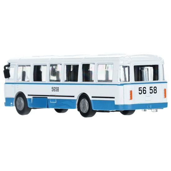 Машина металл АВТОБУС лиаз-677, 15 см, двери, инерц., кор. Технопарк