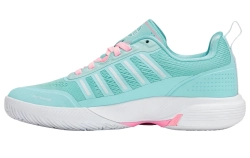 Женские кроссовки для padel K-Swiss Ultra Court Padel - soft neon blue/white/bubble gum