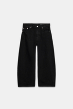 ДЖИНСЫ КАПРИ BALLOON СО СРЕДНЕЙ ПОСАДКОЙ — ZW COLLECTION — ZARA