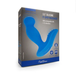 Синий вибромассажер простаты 3,5’’ P-spot Massager - 12,5 см. (Цвет: синий)