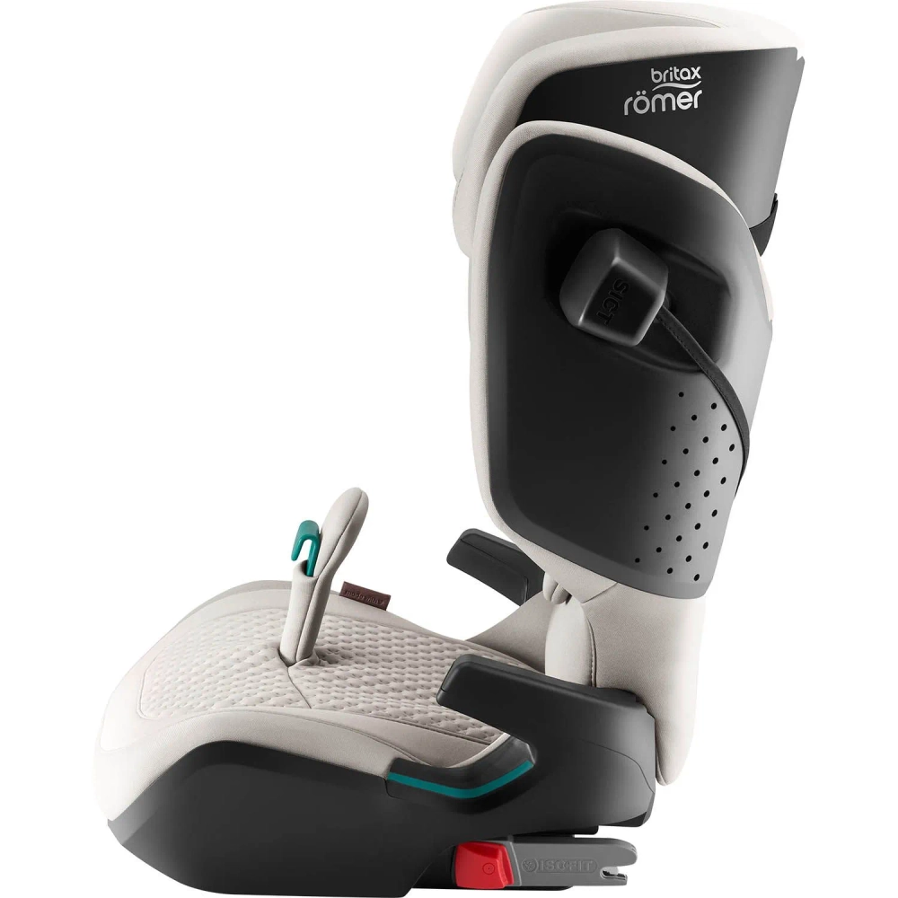 Автокресло 2/3 Britax Roemer KIDFIX PRO i-SIZE LUX Soft Taupe, 3,5 до 12 лет,15-36 кг (100-150 см), isofix, бежевый