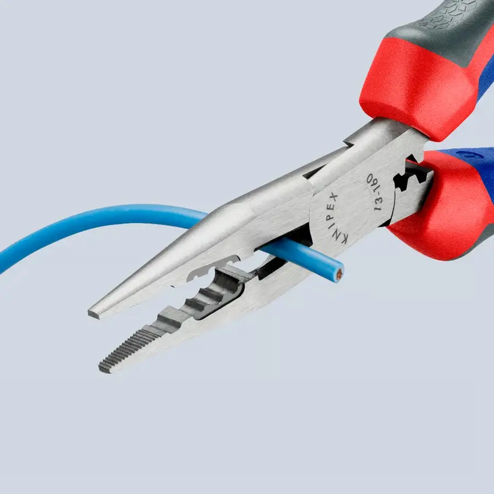 Плоскогубцы для монтажа проводов черненые 160 мм Knipex 13 02 160