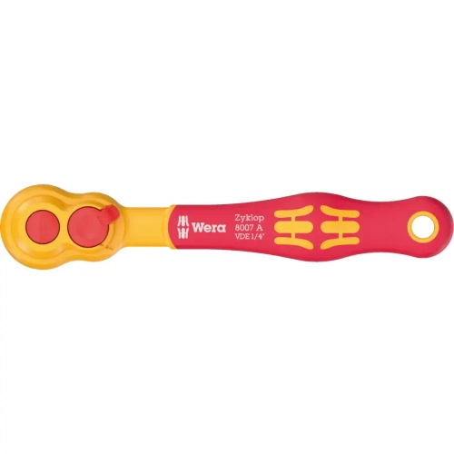 Трещотка 1/4" VDE Zyklop Comfort WERA 05004866001