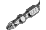 Бита GROSS двухсторонняя, PH2-PZ2, 45мм, сталь S2, 10 шт 112017