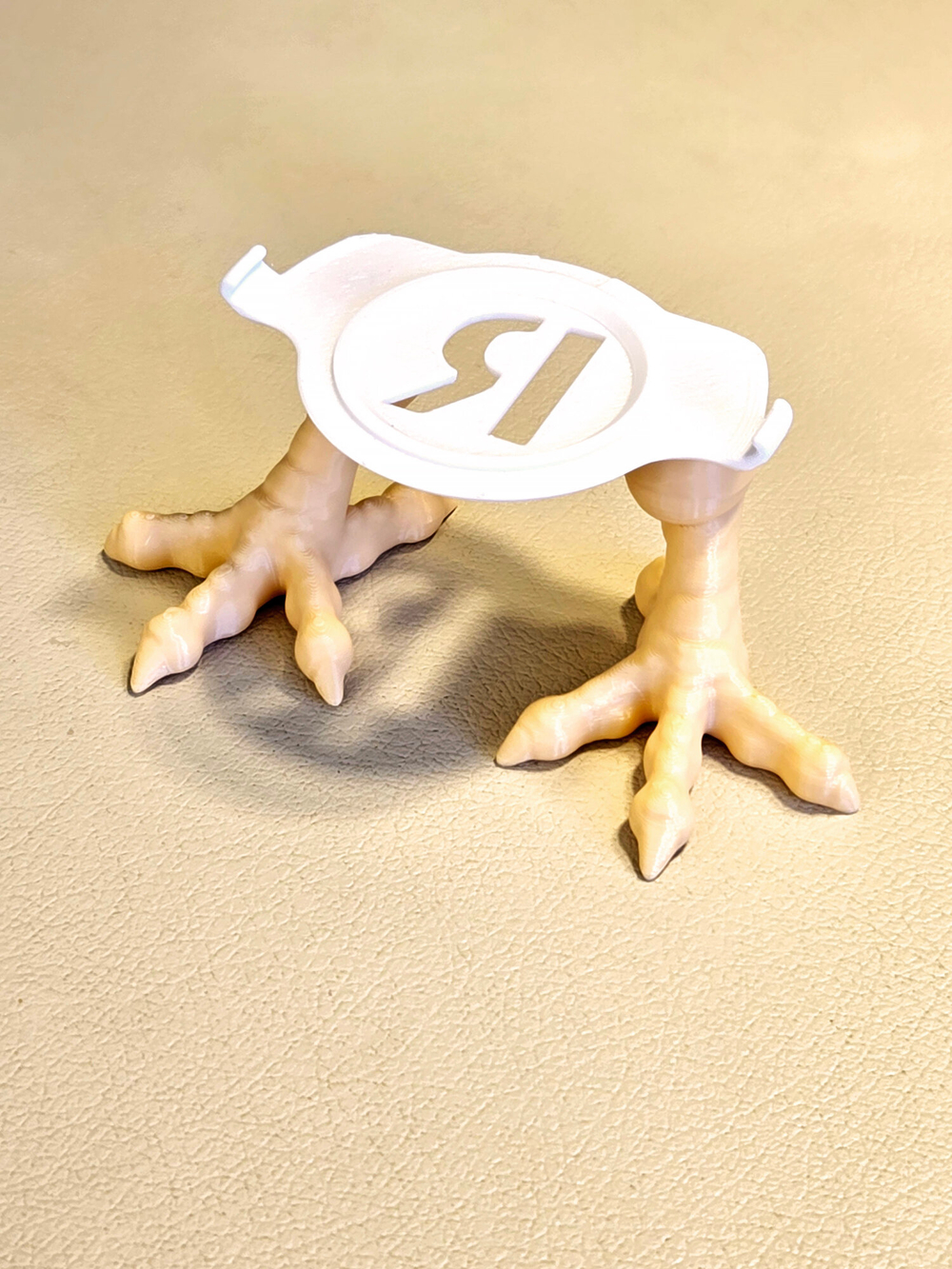 Шуточная подставка для Яндекс станции Лайт2 (Яндекс-Алиса) 3D печать, белая