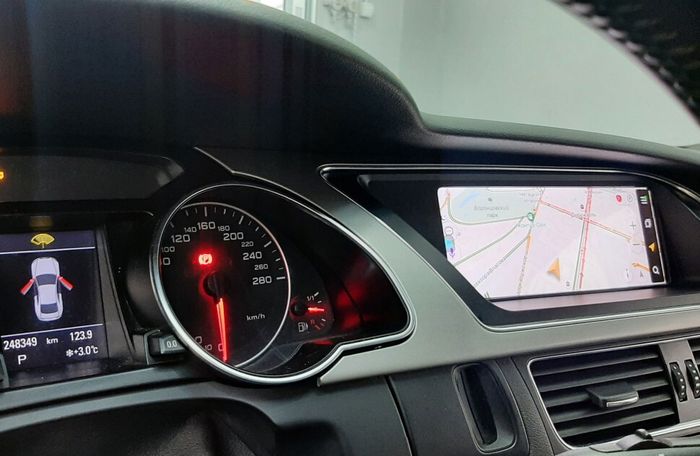Магнитола для Audi A4 (B8) 2007-2012 (с джойстиком MMI)- RDL-9607MMI монитор 8.8" на Android 14, Быстрая, CarPlay, 4G SIM-слот
