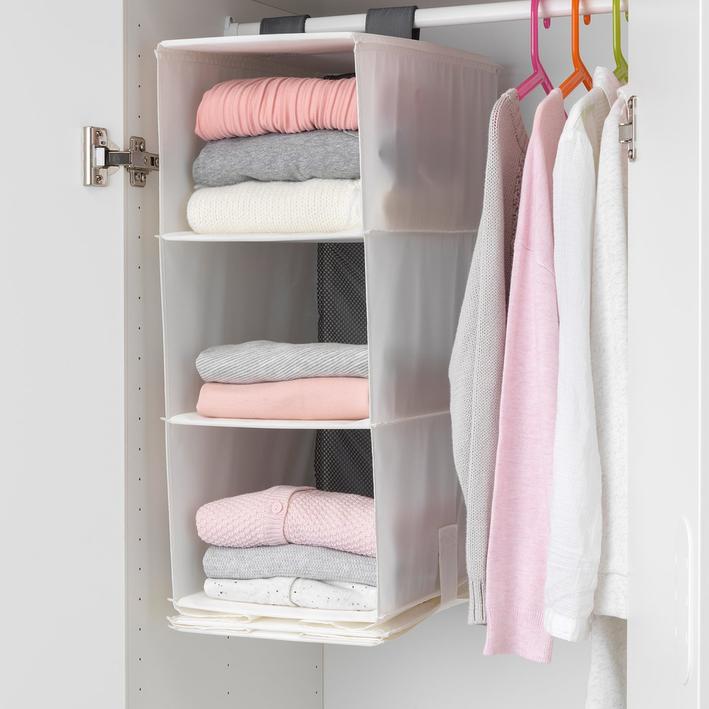 IKEA RASSLA  (ИКЕА РАССЛА)  -  Шкафчик с 5 отделениями - белый 25x40x98 см