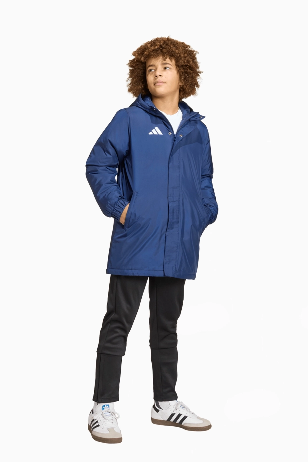 Куртка adidas Entrada 26 Stadium Junior - темно-синий