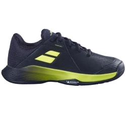 Детские теннисные кроссовки Babolat Propulse Junior 3 Clay - black/aero
