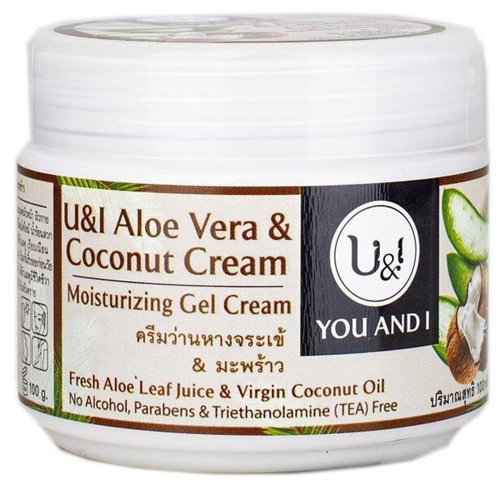 Гель для тела U&amp;I Aloe Vera Coconut Cream с кокосовым кремом, 100 г