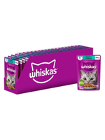 Влажный корм Whiskas для взрослых кошек, рагу с индейкой и кроликом, 28 шт x 75 г