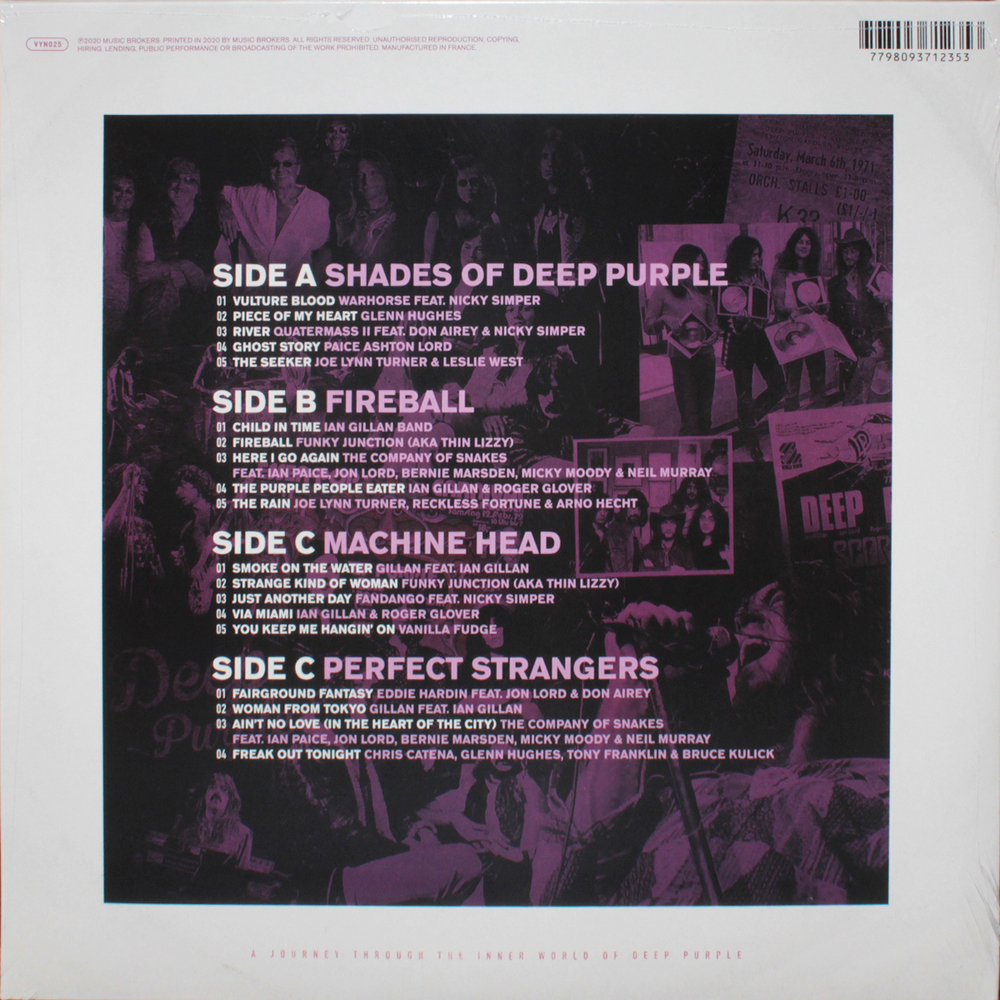 Various Artists / The Many Faces Of Deep Purple (Coloured Vinyl)(2LP)