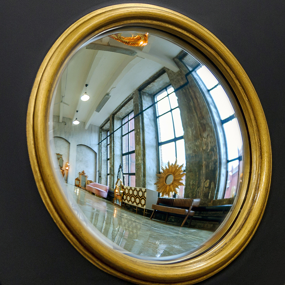 Декоративное настенное зеркало Пеллегрино - Ночь fish-eye Объект мечты