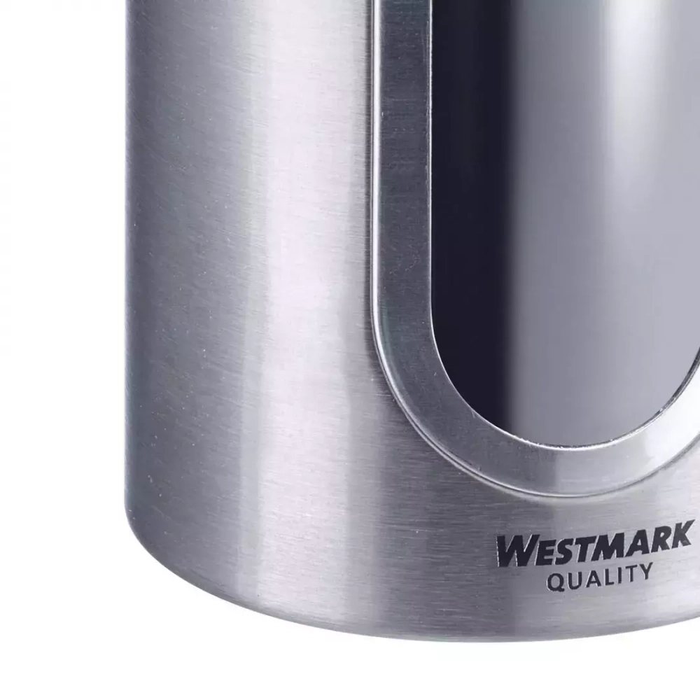 Банка для сыпучих продуктов с окошком 950мл Westmark Steel