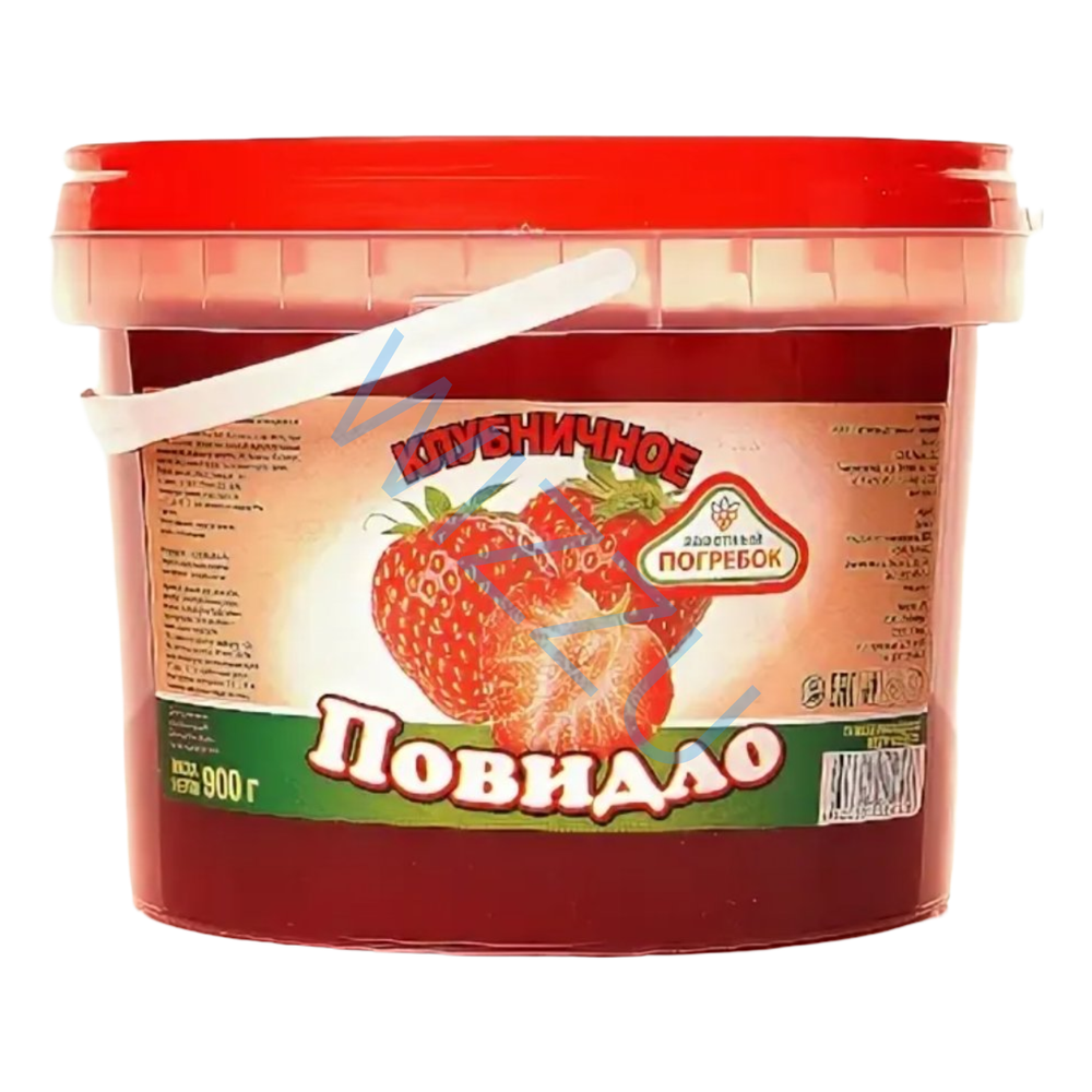 Повидло ТМ Заветный погребок со вкусом Клубники 900г