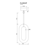 Подвесной светильник Concetto FL1184-2P, LED