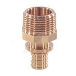 Муфта для PE-X труб аксиальная бронза Дн 16х1/2" НР RAUTITAN RX+ Rehau 14563111001