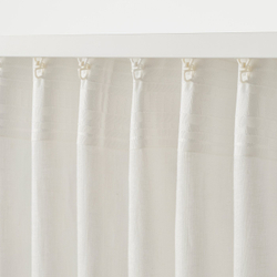 IKEA DYTÅG  (ИКЕА ДИТОГ)  -  Штора, 2 шт. - белый/на тесьме 145x300 см