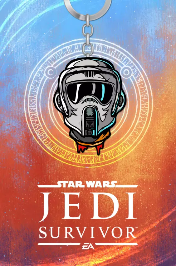 Металлический БРЕЛОК "Star Wars: Stormtrooper's Head"