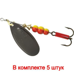 Блесна для рыбалки вращающаяся AGLIA 2, SILVER, 1 штука