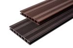 Доска террасная древесно-полимерная композитная Ecodeck (Экодек), 165x23,5, длина 600 см, Венге (Шоколад)