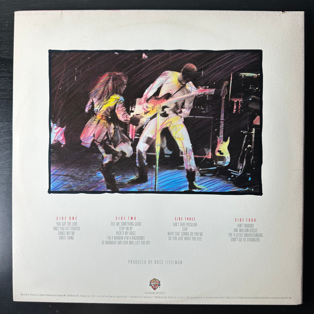 Rufus And Chaka Khan ‎– Live - Stompin' At The Savoy 2LP (США 1983г.)