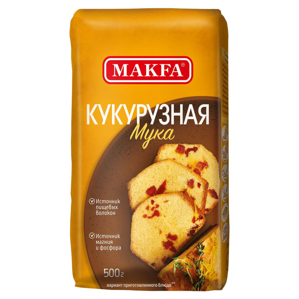 Мука кукурузная Makfa 500 гр