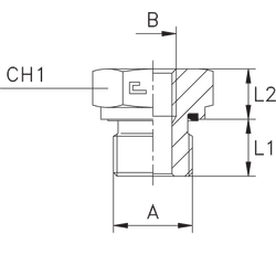 Соединение PFE BSP 1/8 - BSP 3/8