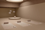ABK Moooi Nesting Room Sandy Plains Ivory Nat R 60x60