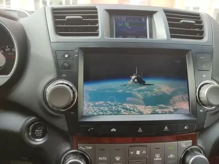 Магнитола для Toyota Highlander 2 2007-2013 XU40 - Kuberg QLed+2K, Android 14, TS105, Быстрейшая, CarPlay, SIM-слот