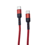 Кабель ROSCO Type-C to Type-C 1 метр оптом (арт. CABLE-2xTYPE-C-1M-RED)