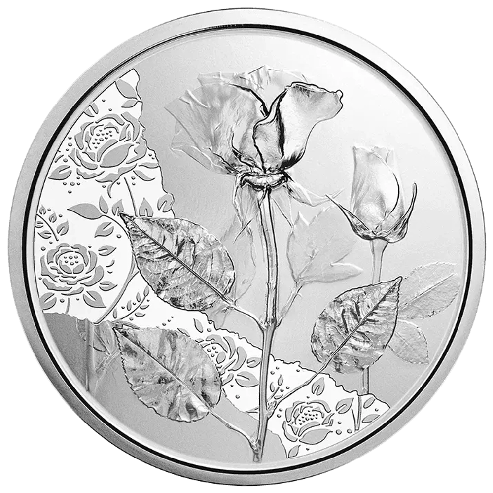 10 евро 2021 Австрия Роза (Серебро)