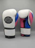 Боксерские перчатки Arcade White/pink/blue