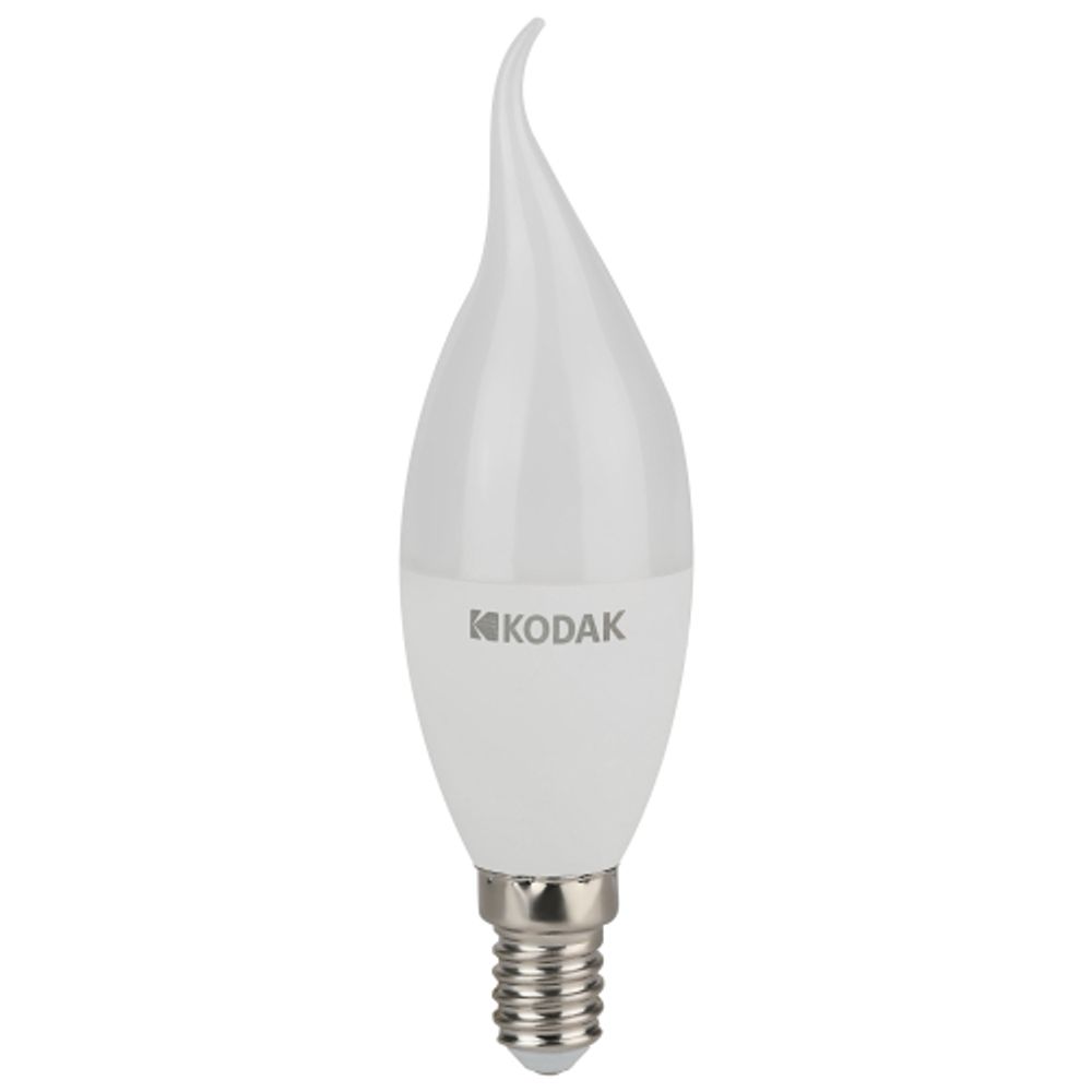 Лампа светодиодная Kodak LED BXS-11W-865-E14 K 11Вт свеча на ветру холодный дневной свет Е14 | Лампы cветодиодные Свеча (B/C)