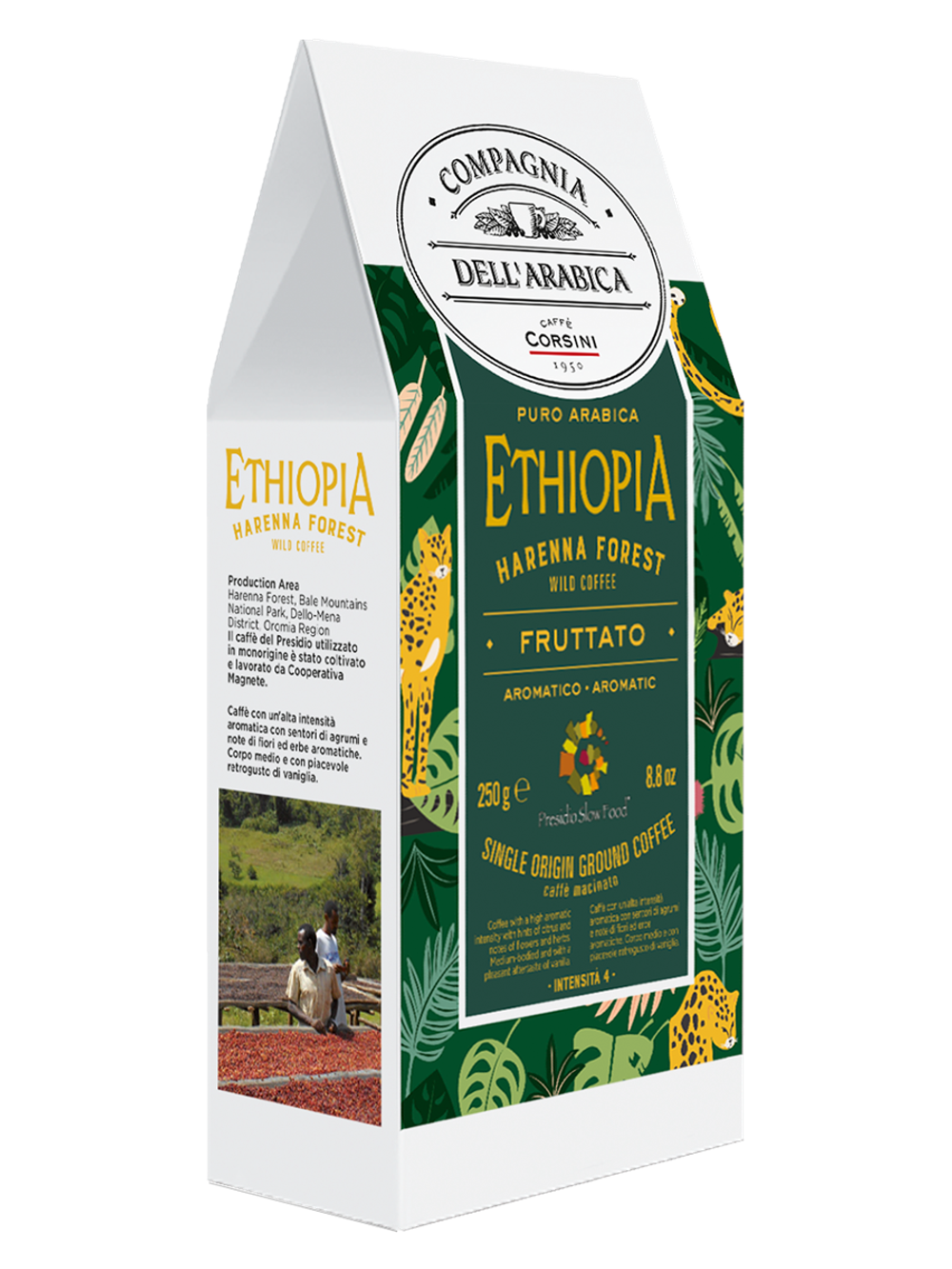 Кофе молотый Puro Arabica Ethiopia, 250 гр.