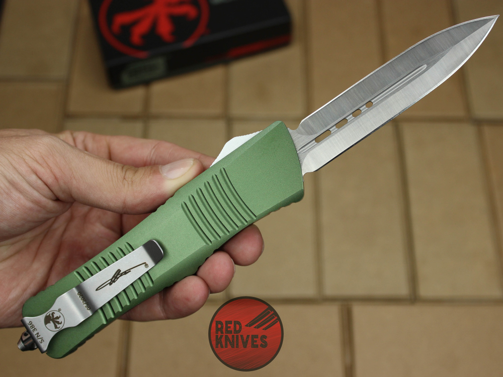 Нож Microtech Troodon D/E Green А+++ 138-10GR