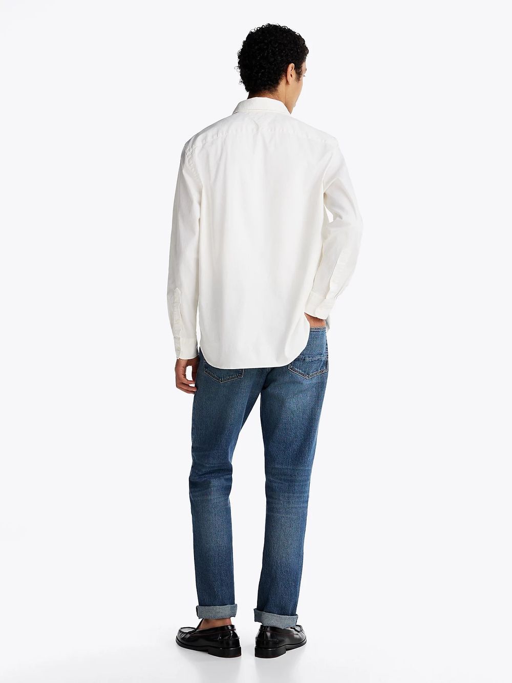 Рубашка мужская TOMMY HILFIGER GMD TWILL SOLID SHIR