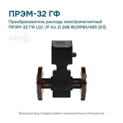 Преобразователь расхода электромагнитный ПРЭМ-32 ГФ L0/-/F Кл. D 24В Bt/ИМИ/485 (К3)