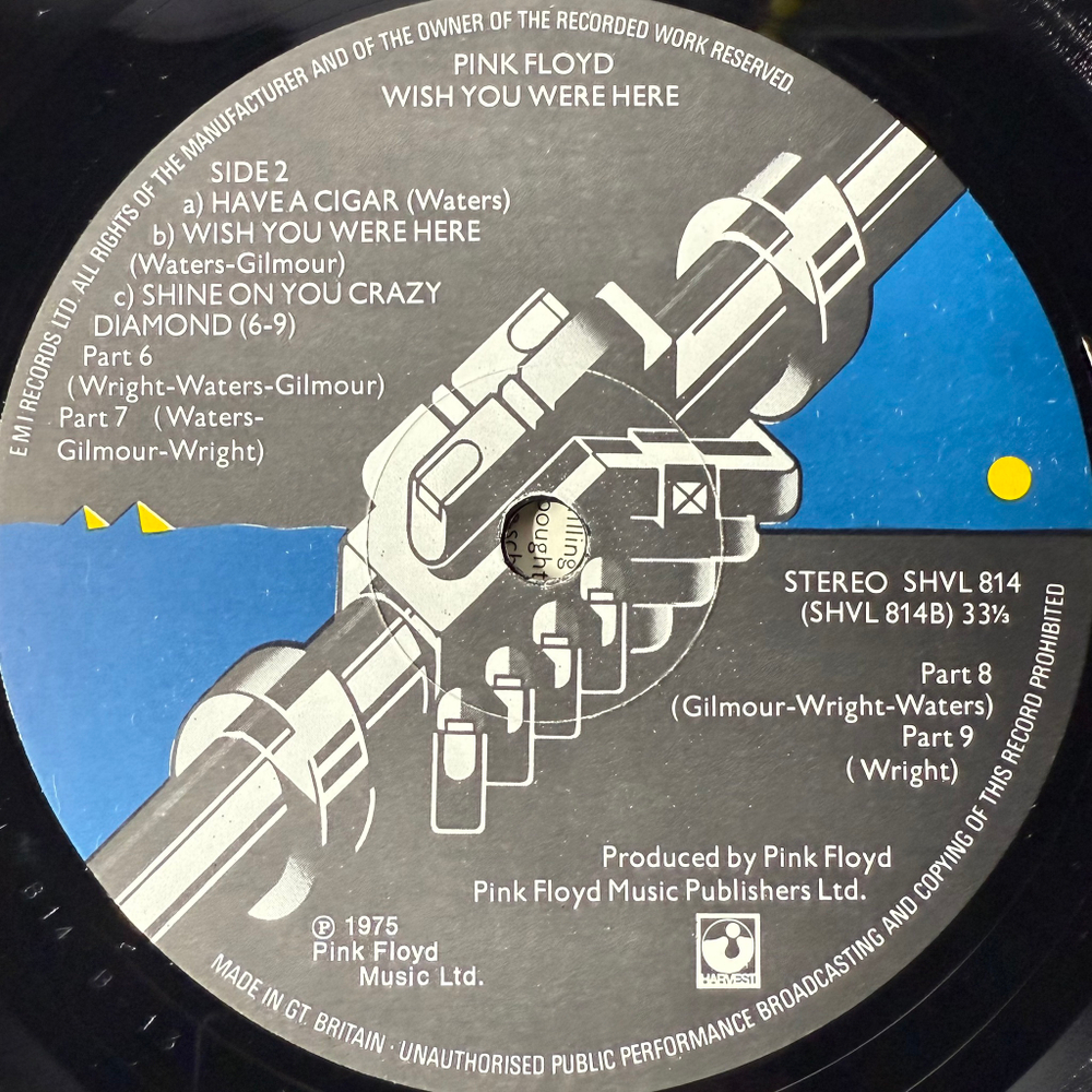 Pink Floyd - Wish You Were Here (Англия 1976г.)