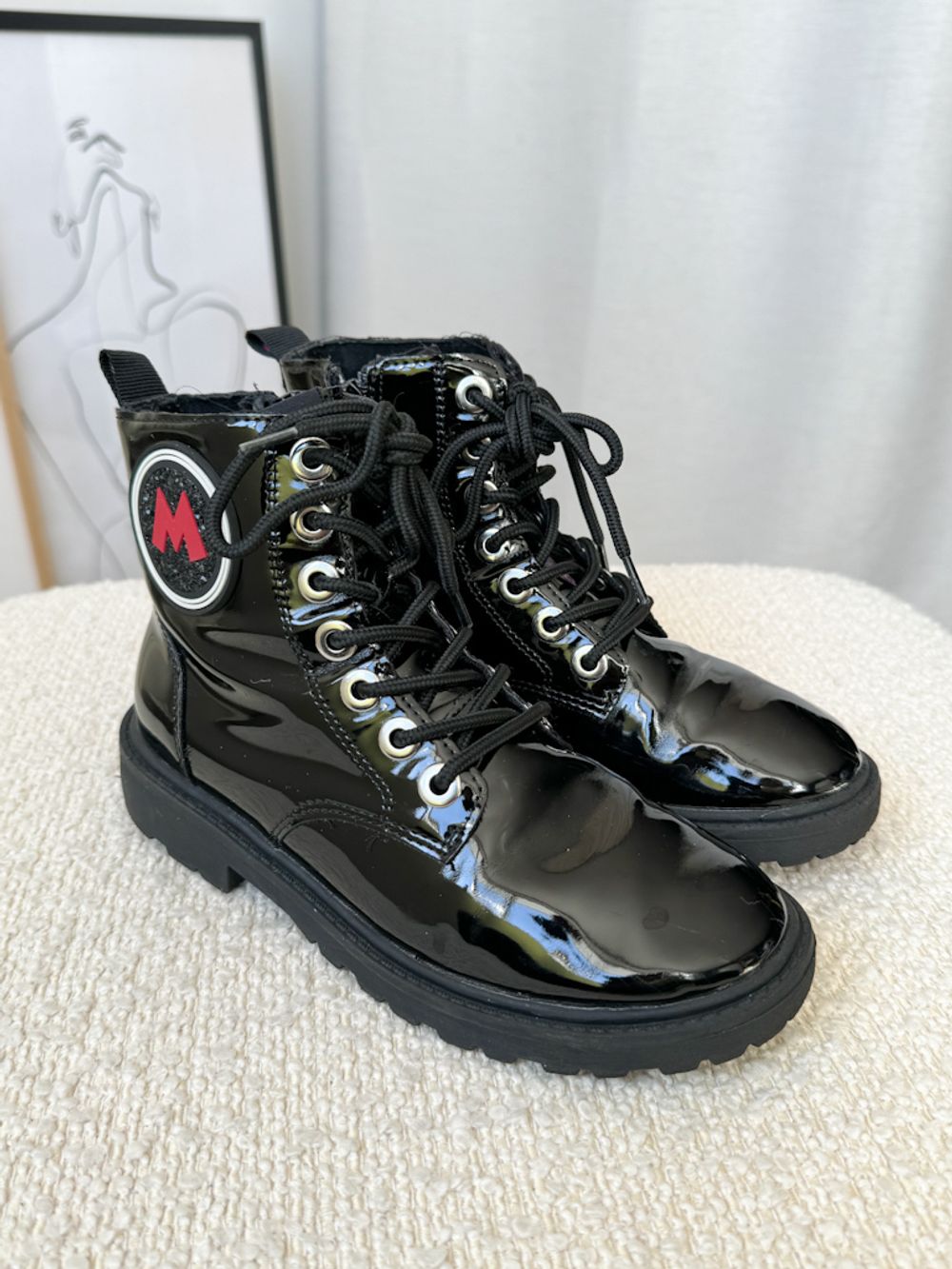 Лаковые ботинки Zara, 34