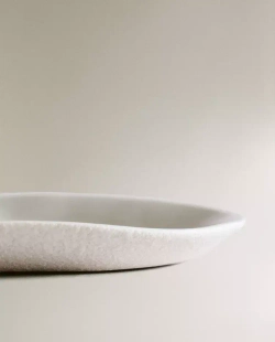 ZARA HOME ПОДНОС ДЛЯ ВАННОЙ КОМНАТЫ, БЕЛЫЙ