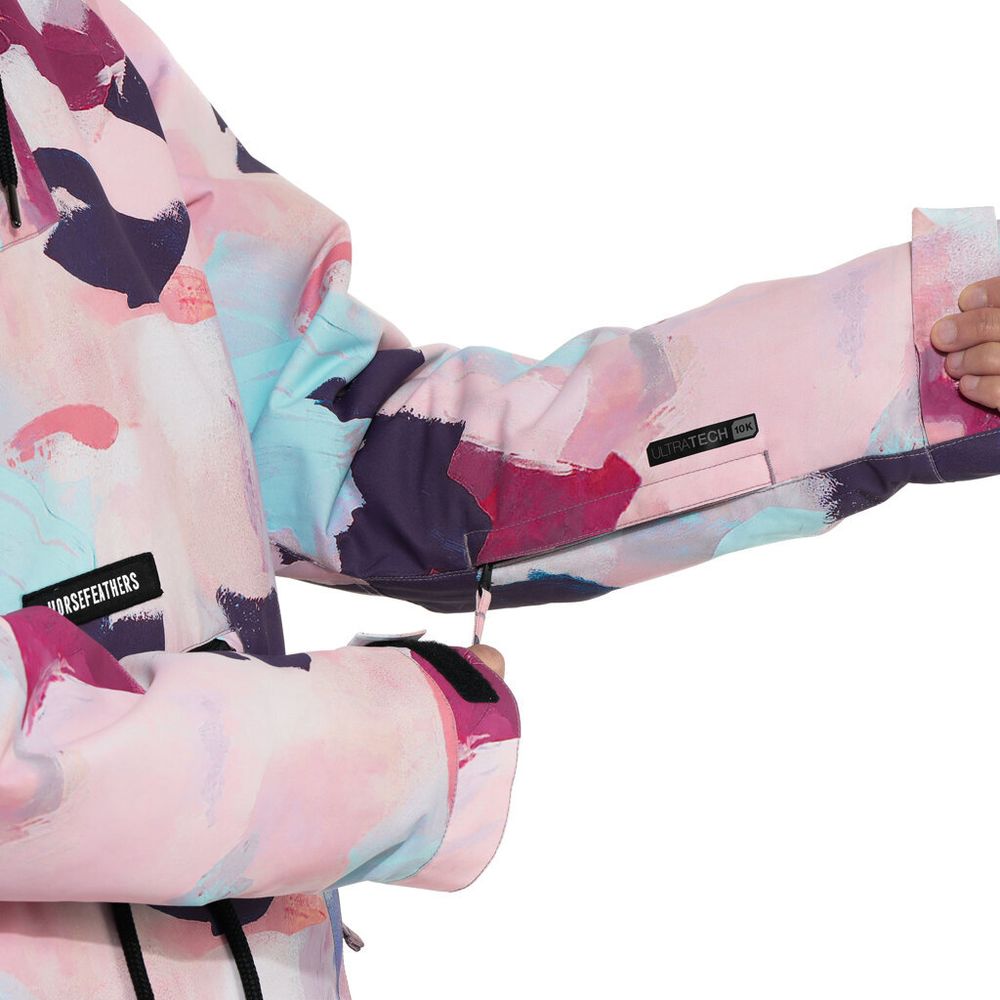 Анорак женский сноубордический Horsefeathers DERIN II JACKET (abstract paint)
