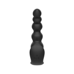 Черная анальная виброёлочка Anal Bead Vibrator с пультом ДУ (Цвет: черный)