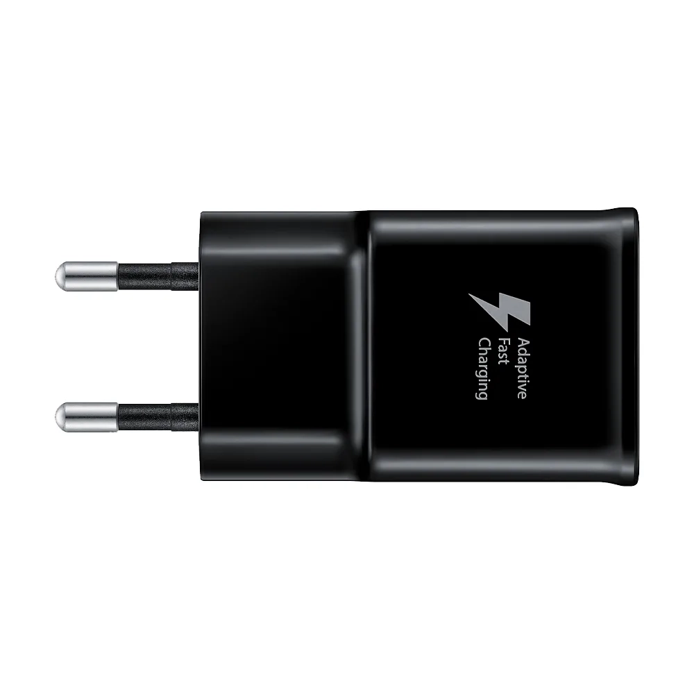 Сетевое зарядное устройство Samsung EP-TA20, USB-A + кабель Type-C, 15Вт, Black (Черный)