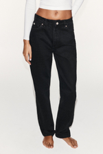 ДЖИНСЫ SLIM С ВЫСОКОЙ ПОСАДКОЙ TRF CONFORT — ZARA