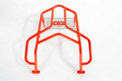 Rear Rack steel grill for Honda CRF250L-M-Rally (2012-2020). Motoskill Red