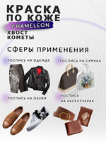 Акриловая краска по коже «Chameleon» Хвост кометы